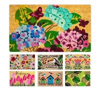 LUA VIKA Zerbino ingresso esterno cocco - Giardino - 40x70 cm - tappeto ingresso esterno casa - zerbino cocco - zerbini moderni e originali