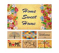 LUA VIKA Zerbino ingresso esterno cocco - Home sweet home - 40x70 cm - tappeto ingresso esterno casa - zerbino cocco - zerbini moderni e originali