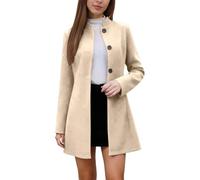 Luadnysin Trench Corto Donna Primaverile Giacca Estate Coat Eleganti Curvy Soprabito Primavera Giubbini Elegante Taglie Forti Cappotto Mezza Stagione Giubbotti Vento