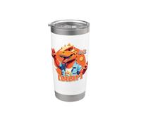LUAN - Cool ragazzi nome con T-Rex Bicchiere termico in acciaio inox doppia parete