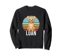 Luan - Nome Ragazzo Simpatico con Leone Carino Felpa