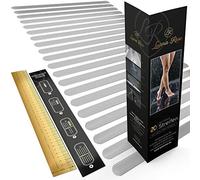 Luana Rose Adesivi Antiscivolo Doccia per Bagni e Scale - Trasparenti e Autoadesive Adesivo Antiscivolo Scale e Adesivi Vasca - Adesivi Antiscivolo per Vasca da Bagno di qualità Premium (20 Strisce)