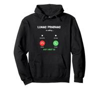 Luang Prabang Chiama e Devo Andare in Viaggio in Laos Felpa con Cappuccio