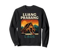 Luang Prabang Laos Mekong Fiume Retro Sud-EST Asiatico Viaggio Felpa