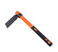 LUBAN Zappa Piatta con Ascia forgiata Resistente e Impugnatura ergonomica Antiscivolo in Fibra di Vetro da 38,5 cm/15 Pollici, Zappa a Testa Singola per Giardinaggio, Caccia, paesaggistica all'aperto