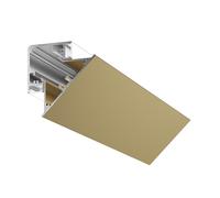 LUBIANA D 3M - PROFILO LINEARE E DIFFUSORE PER PARETE/SOFFITTO MT 3 ORO