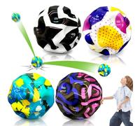 Lubibi 4 pcs Palla Spaziale Rimbalzante,Moon Bouncing Ball,Space Ball,Astro Jump Ball,Palla Rimbalzante Lunare,Super High Bouncing Ball,Mini Bouncing Ball Toy,per Bambini e Adulti,Compleanno,Feste