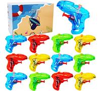 Lubibi Mini Pistola Squirt ad Acqua per Bambini, 12 Pezzi in plastica, Giocattolo in 4 Colori, Regali per Feste e Compleanno