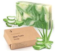 lubiu Sapone Aloe Vera - 100g Sapone Naturale Artigianale per Pelle Idratata e Rivitalizzata - Saponetta Corpo Viso e Saponetta Mani - Saponette Profumate Regalo - Aloe Vera Soap