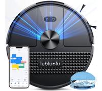 Lubluelu Robot Aspirapolvere Lavapavimenti con Mappatura 4500Pa, Robot Lavapavimenti e Aspirapolvere, Robot Vacuum Mop 3 in 1 per Pavimento e Peli Animali