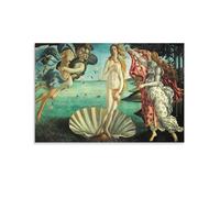 LUBOYANG Poster su tela con stampa artistica da parete "La nascita di Venere Sandro Botticelli", senza cornice, 20 x 30 cm