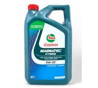 LUBRIALPHA - Castrol Magnatec Hybrid 0W-20 | Protezione Continuativa con Tecnologia DUALOCK | API SP, ILSAC GF-6 | Tanica 5 Litri | Protezione Avanzata a Bassa Temperatura