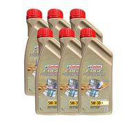 LUBRIALPHA Olio Motore castrol Edge Professional M 5W30 Confezione da 6 Litri
