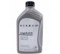 LUBRIALPHA - Olio Motore LongLife III 0W-30 | Per VW Benzina e Diesel | Specifica VW 504 00/507 00 | Compatibile con 0W30 | Viscosità 0W-30 | 1 lt, Olio 5W-30 LL