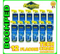 Lubrificante Catena PUTOLINE TECH CHAIN SPRAY cera ceramic wax 12x500ml 12PT09