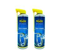 Lubrificante Catena PUTOLINE TECH CHAIN SPRAY cera ceramic wax 2x500ml 02PT09