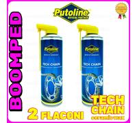 Lubrificante Catena PUTOLINE TECH CHAIN SPRAY cera ceramic wax 2x500ml 02PT09