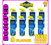 Lubrificante Catena PUTOLINE TECH CHAIN SPRAY cera ceramic wax 8x500ml 08PT09