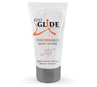 Lubrificante intimo a base d’acqua con SILICONE Just Glide 50ml- VEGANO