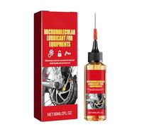 Lubrificante Micromolecolare Per Attrezzatura - Olio Ad Alta Temperatura Anti -russo Da 60 Ml Per Catene, Serrature, Ventole | Olio Lubrificante Di Piccole Dimensioni Per Cerniere A Porte Automatiche,