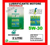 LUBRIFICANTE MOTORE SELENIA WR PURE ENERGY 5W30 ACEA C2 MOTORI DIESEL DA 2 LITRI