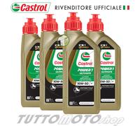 Lubrificante Olio Motore CASTROL POWER1 ULTIMATE 10W50 100% Sintetico 4 Litri