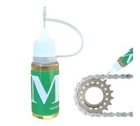 Lubrificante per catena della bicicletta, olio per catena della bicicletta, 10 ml, lubrificante resistente alle alte temperature, lubrificante per catena per mountain bike, lubrificante portatile per