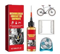 Lubrificante per macchine - Olio per auto e attrezzature da 60 ml, lubrificante versatile per parti metalliche, catene di biciclette, serrature, motocicli | Supporto per la manutenzione della cura deg