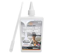 Lubrificante premium per tapis roulant Viscos-350, olio di silicone puro, lunghezza 15 cm, applicatore incluso, prodotto nel Regno Unito, 100 ml