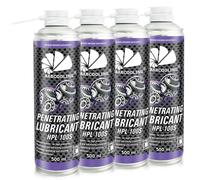 LUBRIFICANTE UNI HPL-100S 4 X 500 ml SPRAY LUBRIFICANTE ADESIVO, GRASSI...
