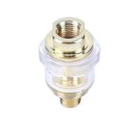 Lubrificatore per oliatore, 1/4 BSP 150MPa Mini lubrificatore per oliatore automatico in linea utensile pneumatico in linea automatico Filettatura interna 1/4 + filettatura esterna