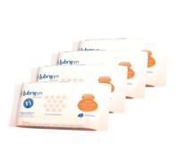 Lubrigyn 4 Pack da 15 Salviette Intime Umidificate per Igiene e Detersione Profonda e Delicata in Viaggio, Ricche di Estratti Naturali Lasciando il pH inalterato, Senza Risciacquo (60 Salviette)