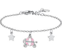 Luca Barra BRACCIALE BAMBINA IN ACCIAIO CON CARROZZA