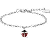 Luca Barra BRACCIALE BAMBINA IN ACCIAIO CON COCCINELLA