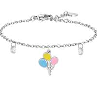 Luca Barra BRACCIALE BAMBINA IN ACCIAIO CON PALLONCINI