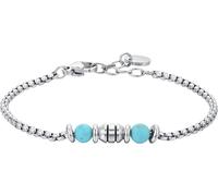 Luca Barra BRACCIALE BAMBINO IN ACCIAIO PIETRE TURCHESI