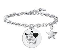Luca Barra Bracciale da Donna Acciaio con inciso con Te Ogni Momento è Speciale. La referenza è BK2721