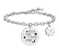 Luca Barra Bracciale da Donna Acciaio con inciso nessun Sogno è Troppo Grande. La referenza è BK2722