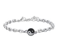 Luca Barra Bracciale da Uomo Acciaio con Il Segno del tao. La referenza è BA1822