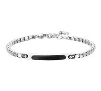 Luca Barra Bracciale da Uomo Acciaio con Piastra in colorazione Nero. La referenza è BA1820