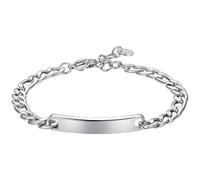 Luca Barra Bracciale da Uomo Gioiello Realizzato in Acciaio con Piastra Silver. La referenza è: BA1687.