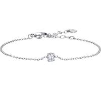 Luca Barra BRACCIALE DONNA IN ACCIAIO CON CRISTALLO BIANCO