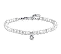 Luca Barra Bracciale Donna in Acciaio con Perle con Cristallo Bianco. La referenza è BK2514