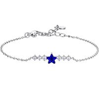 Luca Barra BRACCIALE DONNA IN ACCIAIO CON STELLA BLU E CRISTALLI BIANCHI