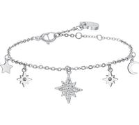 Luca Barra BRACCIALE DONNA IN ACCIAIO CON STELLA DI SISSI