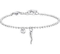 Luca Barra BRACCIALE DONNA IN ACCIAIO CORNO E ZIRCONE