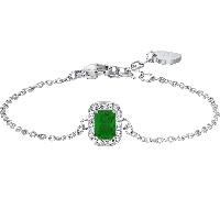 Luca Barra Bracciale da Donna Acciaio con Cristalli e zircone Verde. La referenza è BK2739