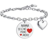 Luca Barra BRACCIALE DONNA IN ACCIAIO MAMMA SEI IL MIO PRIMO AMORE