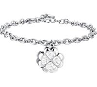 Luca Barra BRACCIALE DONNA IN ACCIAIO QUADRIFOGLIO GIREVOLE