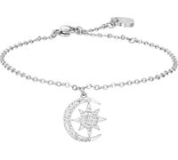 Luca Barra BRACCIALE DONNA IN ACCIAIO STELLA E LUNA